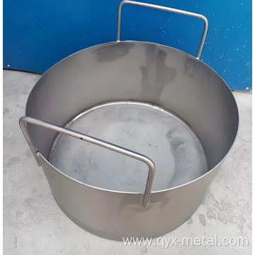 TA2 Titanium Barrels For Precious Metal Refining Barrels